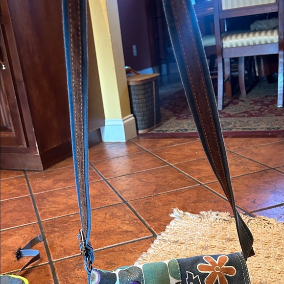 Vintage Y2K Stylish Multicolor Denim Patchwork Shoulder Bag - Picture 7 of 14